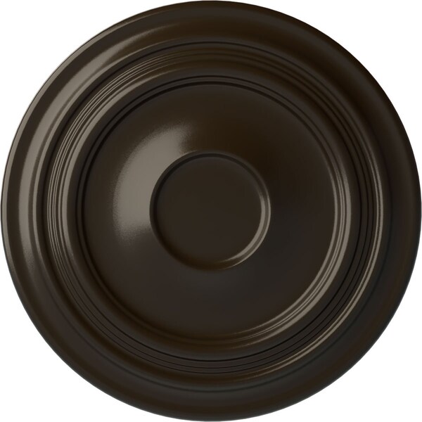Ekena Millwork Traditional Ceiling Medallion (Fits Canopies up to 5 1/2"), 24 3/8"OD x 1 1/2"P, Stone Hearth CM24TRSHF - main